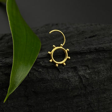 Ferris Wheel Nose Pin(Gold Plated)